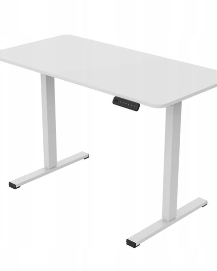 Elektroniškai reguliuojamas stalas 100x60 Spacetronik su atminties funkcija, baltas