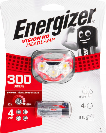 Energizer Vision HD 300 galvos žibintuvėlis