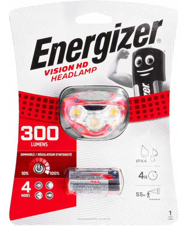 Energizer Vision HD 300 galvos žibintuvėlis