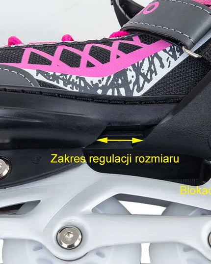 Enero 4in1 riedučiai, pačiūžos, riedlentės, 30-33 dydis, LED ratai