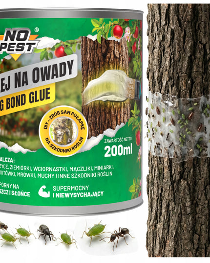 Entomologiniai klijai gaudyklių kūrimui vabzdžiams, amarams ir musėms 0,2 l