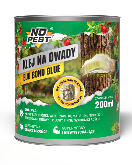 Entomologiniai klijai gaudyklių kūrimui vabzdžiams, amarams ir musėms 0,2 l