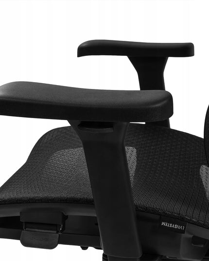 Ergonominė biuro ir žaidimų kėdė LVNSYSTEM Control Pro, juoda
