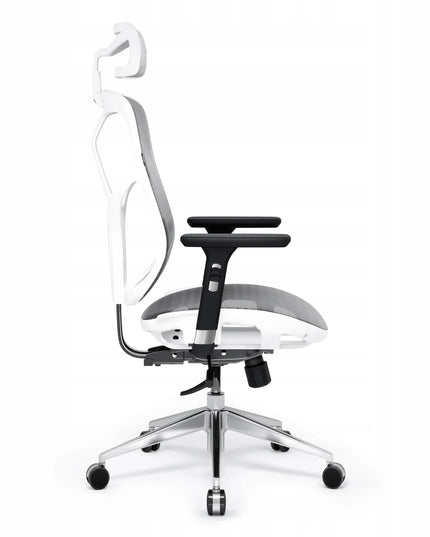Ergonominė biuro kėdė Diablo V-Basic, balta-pilka