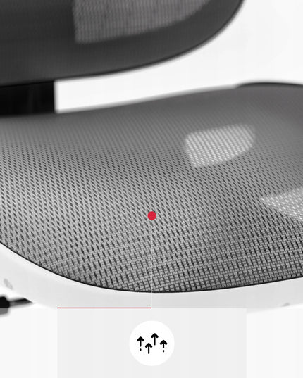 Ergonominė biuro kėdė Diablo V-Basic, balta-pilka