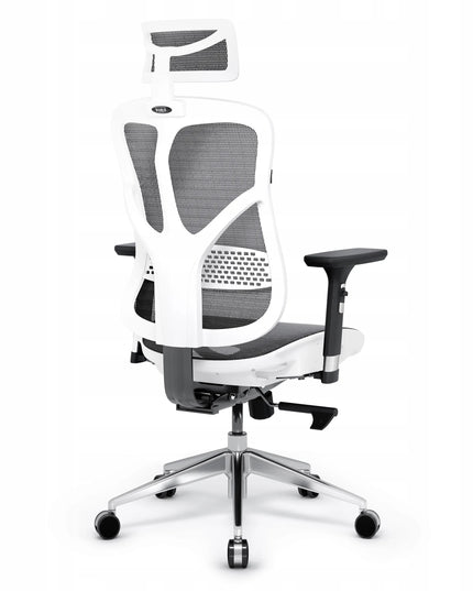 Ergonominė biuro kėdė Diablo V-Basic, balta-pilka