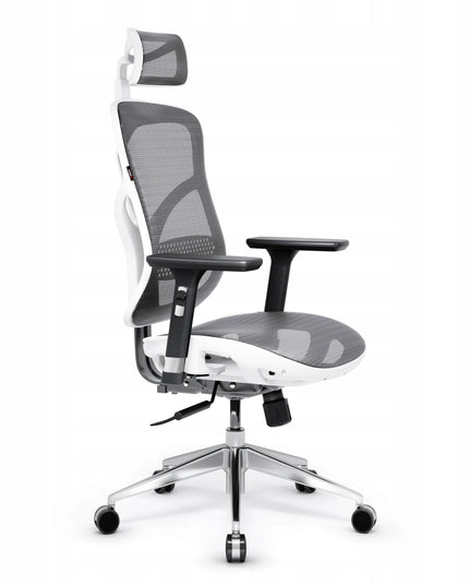 Ergonominė biuro kėdė Diablo V-Basic, balta-pilka