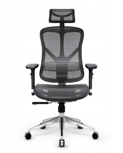 Ergonominė biuro kėdė DIABLO V-BASIC juoda ir pilka