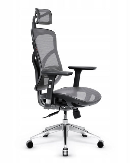 Ergonominė biuro kėdė DIABLO V-BASIC juoda ir pilka