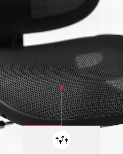 Ergonominė biuro kėdė Diablo V-Basic, sukamoji, Premium, juoda