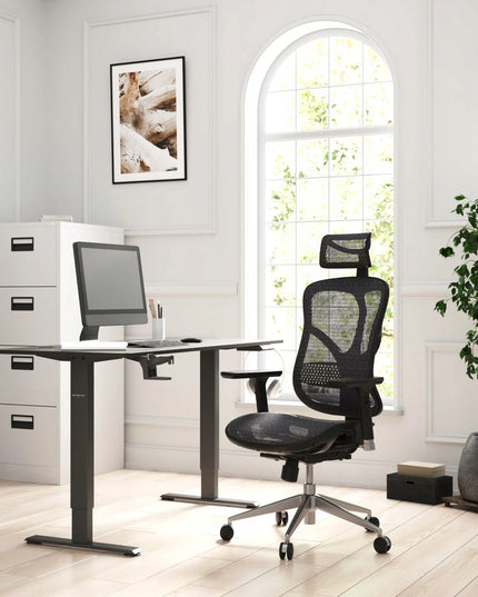 Ergonominė biuro kėdė Diablo V-Basic, sukamoji, Premium, juoda