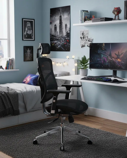 Ergonominė biuro kėdė Diablo V-Basic, sukamoji, Premium, juoda