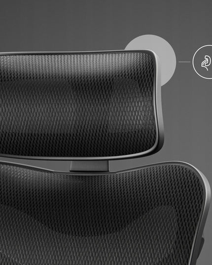 Ergonominė biuro kėdė DIABLO V-Commander, juoda