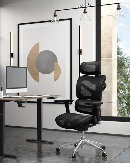 Ergonominė biuro kėdė DIABLO V-Commander, juoda