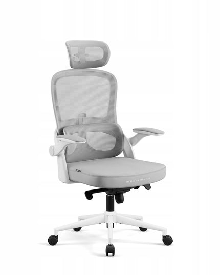 Ergonominė biuro kėdė DIABLO V-Light, balta-pilka
