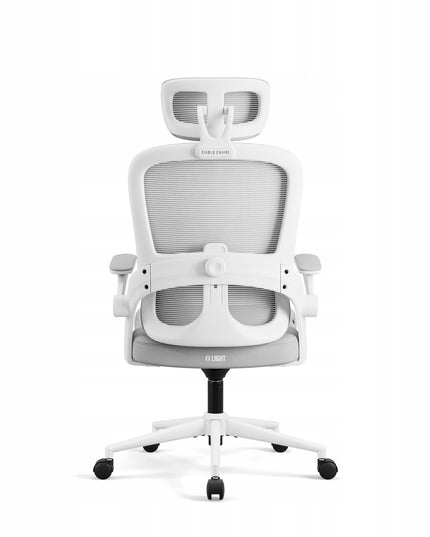 Ergonominė biuro kėdė DIABLO V-Light, balta-pilka