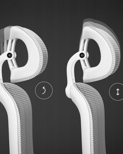 Ergonominė biuro kėdė DIABLO V-Light, balta-pilka