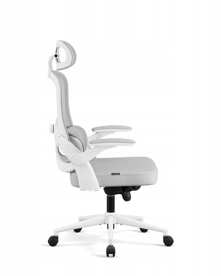 Ergonominė biuro kėdė DIABLO V-Light, balta-pilka