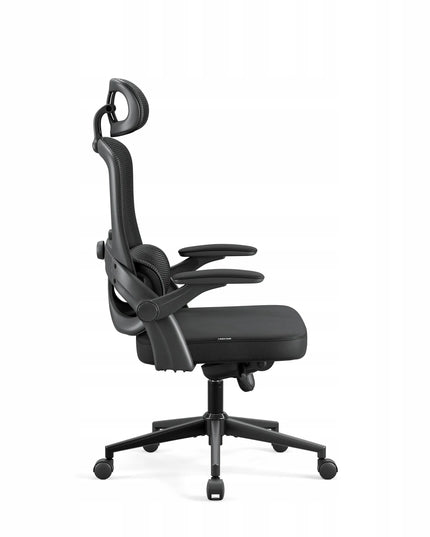 Ergonominė biuro kėdė Diablo V-Light, sukamoji, juoda