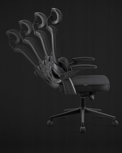 Ergonominė biuro kėdė Diablo V-Light, sukamoji, juoda