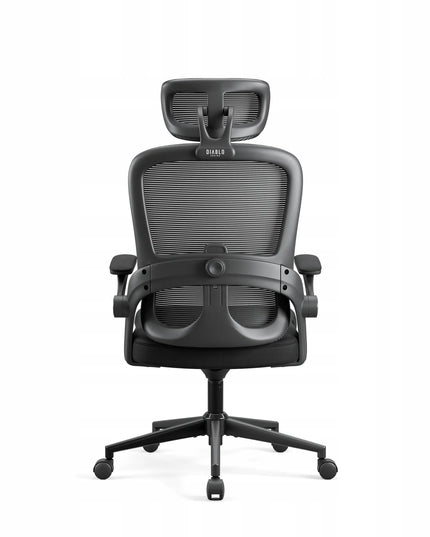 Ergonominė biuro kėdė Diablo V-Light, sukamoji, juoda
