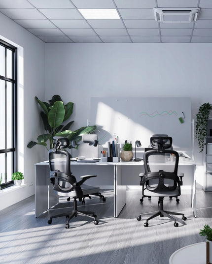 Ergonominė biuro kėdė Diablo V-Light, sukamoji, juoda