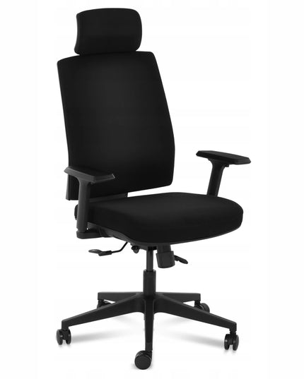 Ergonominė biuro kėdė Fromm & Starck, sukama, iki 200 kg, juoda