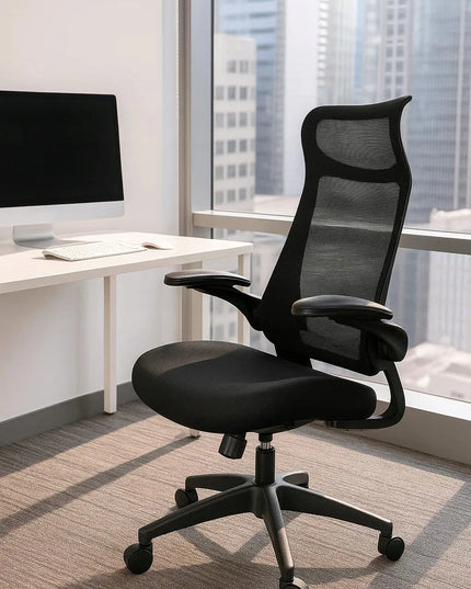 Ergonominė biuro kėdė GIOSEDIO FHX004 su reguliuojamais porankiais, atitinkanti DSAT standartus