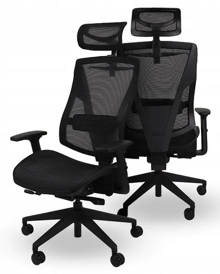 Ergonominė biuro kėdė Grospol Futura Mesh, juodas tinklelis