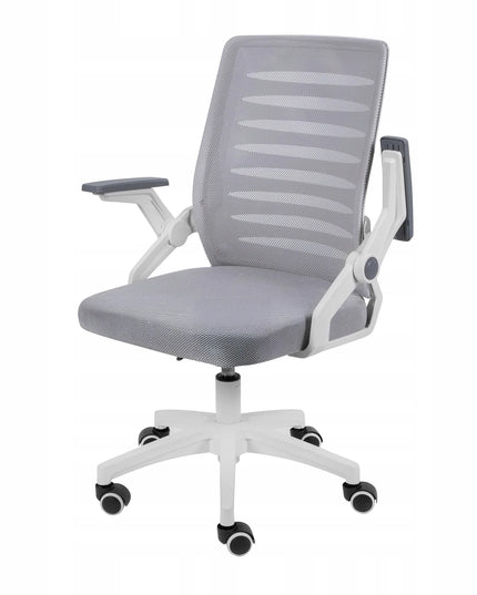 Ergonominė biuro kėdė KRAKEN Kredo su ratukais, pilka