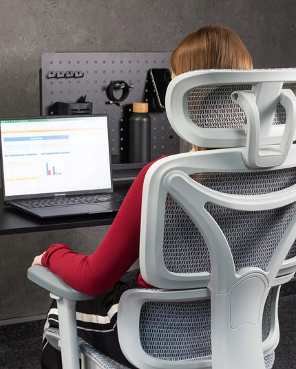 Ergonominė biuro kėdė LVNSystem Control Series, balta