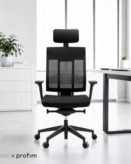 Ergonominė biuro kėdė Profim Xenon Net 111 SL juoda