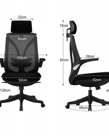 Ergonominė biuro kėdė Spacetronik Arian-10, juoda