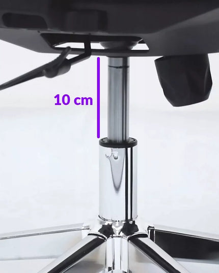 Ergonominė biuro kėdė Spacetronik BARRY, pasukama, reguliuojama, didelė, medžiaginė, juoda