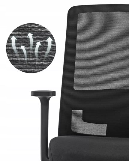 Ergonominė biuro kėdė Spacetronik Gringo-35, besisukanti, su tinkleliu