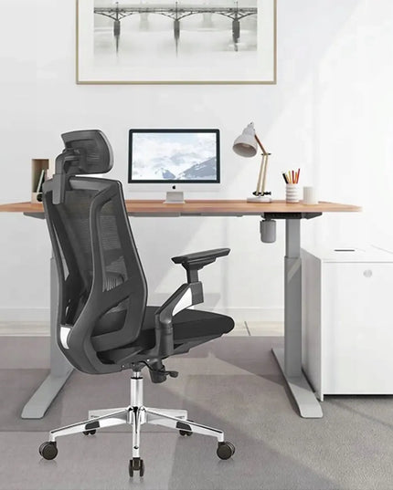 Ergonominė biuro kėdė Spacetronik – reguliuojama, sukamoji, juoda