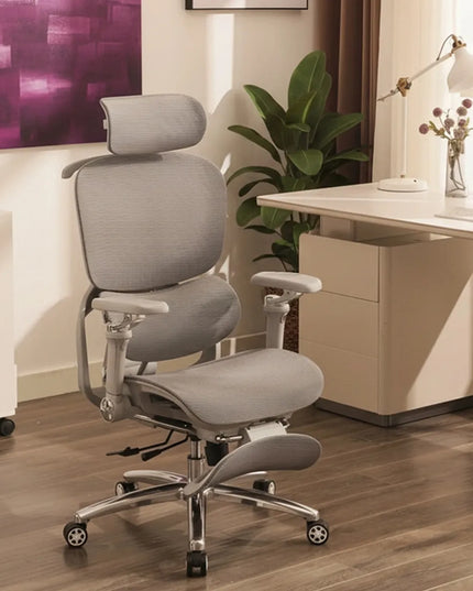 Ergonominė biuro kėdė Spacetronik su masažo funkcija, atrama kojoms, juoda