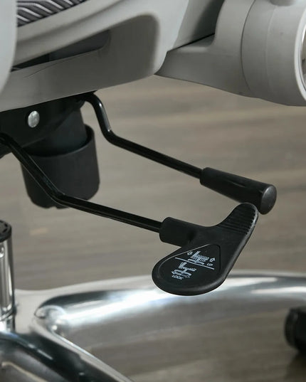 Ergonominė biuro kėdė Spacetronik su masažo funkcija, atrama kojoms, juoda