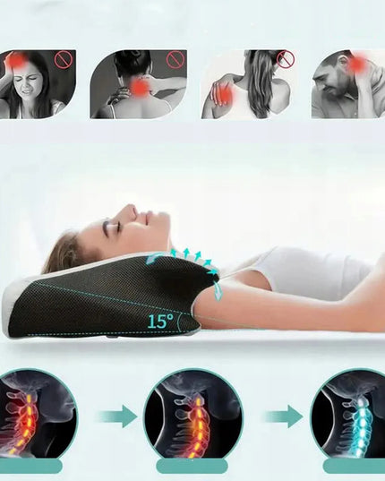 Ergonominė ortopedinė pagalvė miegui, atminties putos