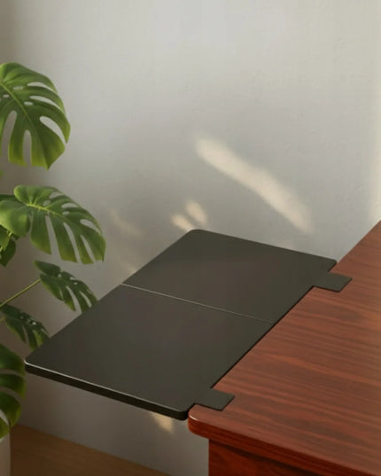 Ergonominė rašomojo stalo plokštė-priedas Spacetronik 69x24 cm, juoda