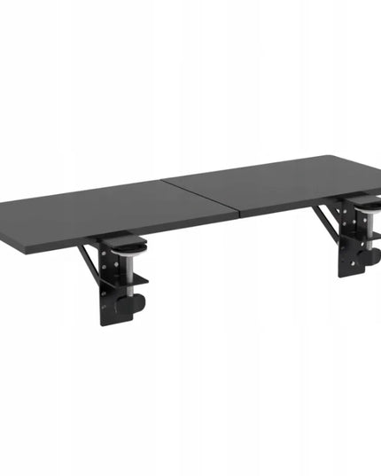 Ergonominė rašomojo stalo plokštė-priedas Spacetronik 69x24 cm, juoda