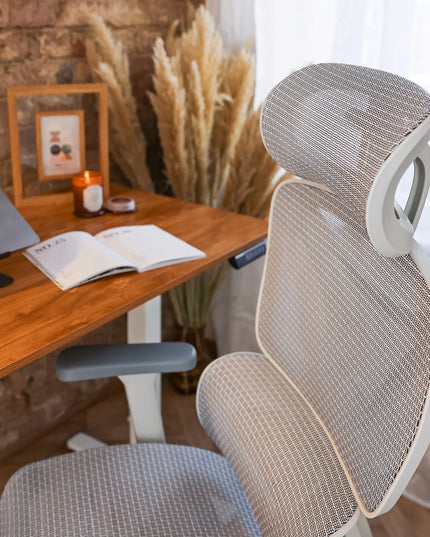Ergonomiška biuro kėdė „Control Pro“, balta, LVNSystem