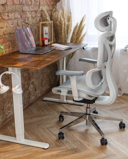 Ergonomiška biuro kėdė „Control Pro“, balta, LVNSystem