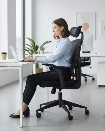 Ergonomiška biuro kėdė GIOSEDIO FXA004, reguliuojami porankiai, BHP