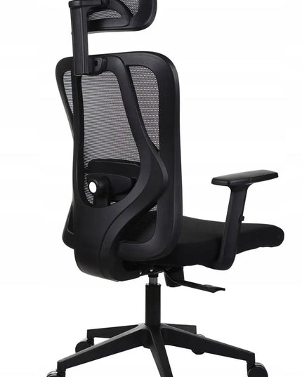 Ergonomiška biuro kėdė Giosedio FXB004 su reguliuojamais porankiais ir galvos atrama, saugus