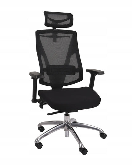 Ergonomiška biuro kėdė Grospol Futura 4S TM01 Juoda