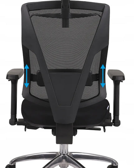 Ergonomiška biuro kėdė Grospol Futura 4S TM01 Juoda