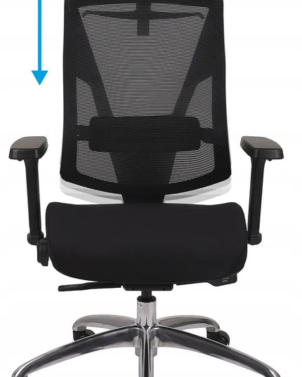 Ergonomiška biuro kėdė Grospol Futura 4S TM01 Juoda