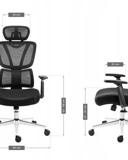 Ergonomiška biuro kėdė Markadler Expert 4.6 Black