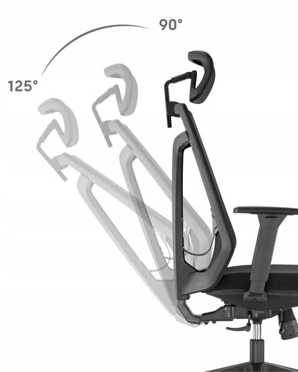 Ergonomiška biuro kėdė Spacetronik, reguliuojama, 150 kg